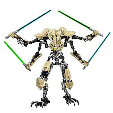 LEGO Set-General Grievous-Star Wars / Buildable Figures / Star Wars Episode 3-75112-4-Creative Brick Builders